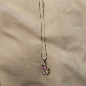 Nwt temptations poodle necklace kids costume jewelry